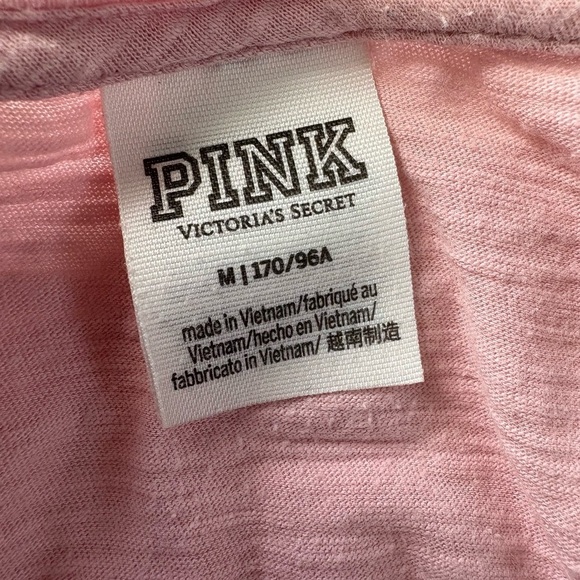Pink T-Shirt with White Lettering Size: Medium - Picture 4 of 4